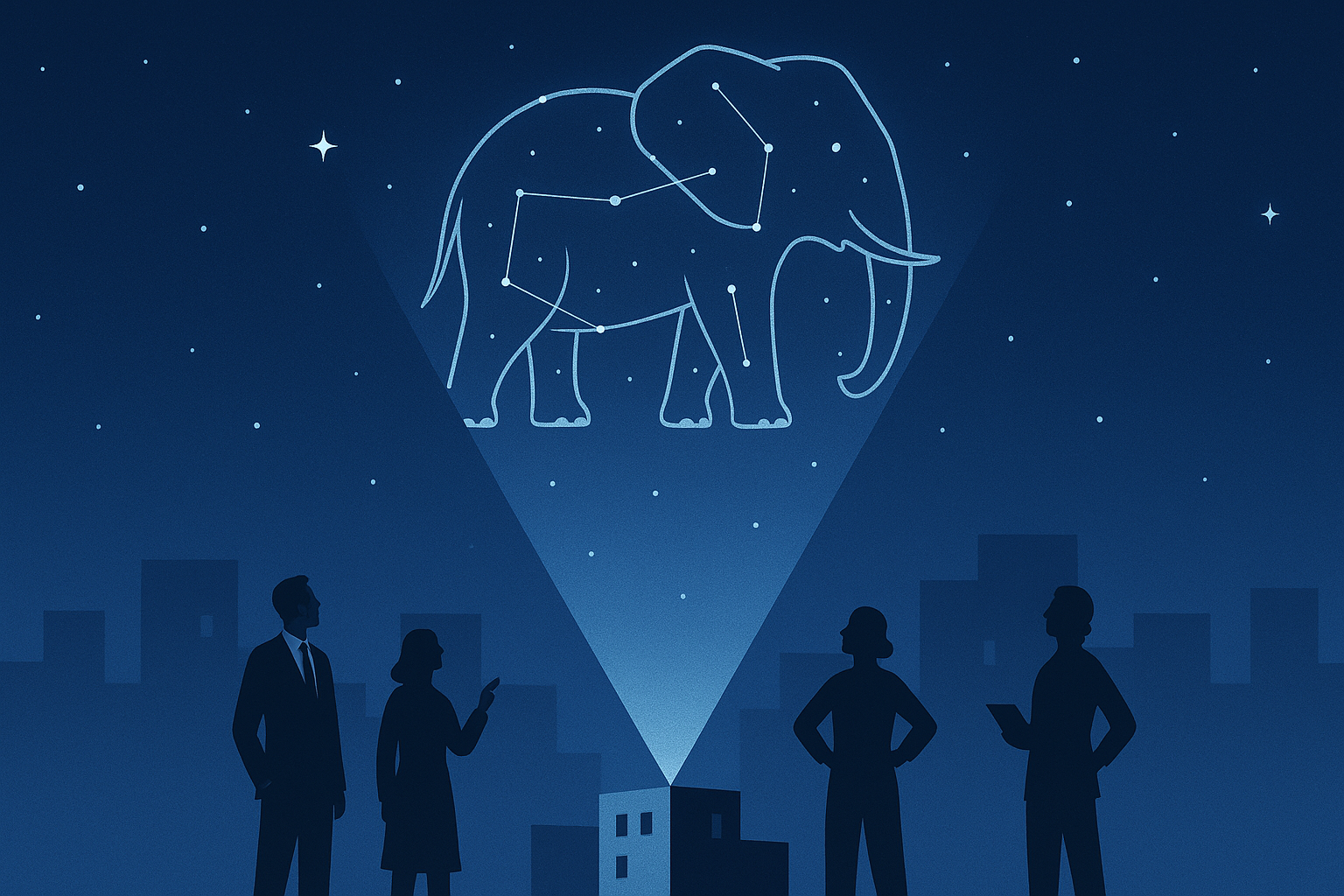Elephant constellation projection